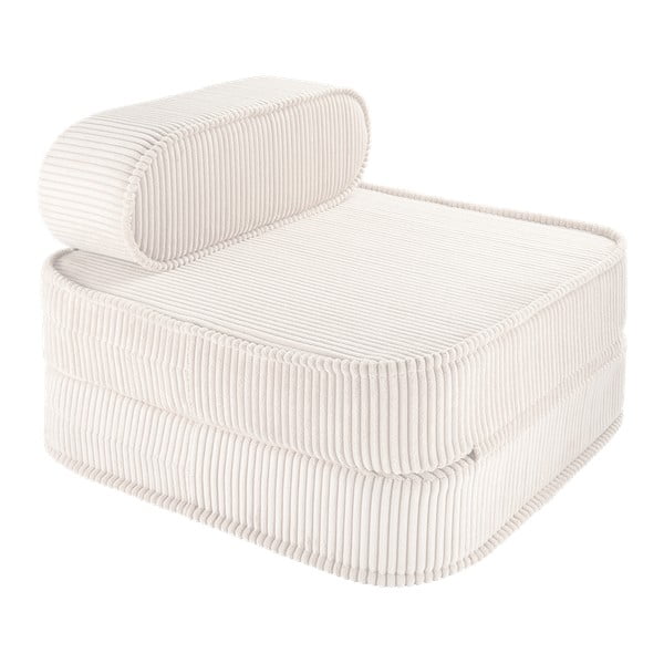 Krémové manšestrové dětské křesílko Flip – Wigiwama