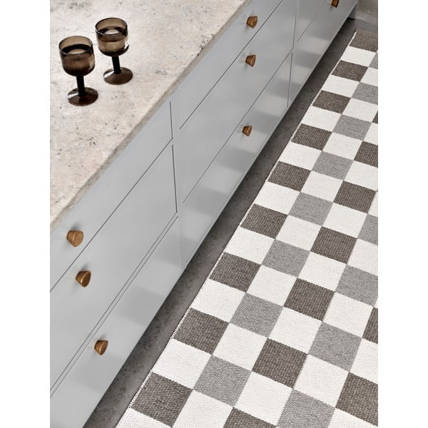 Béžovo-krémový vnitřní a venkovní běhoun 70x300 cm Pix Dark Linen – Pappelina-image-3