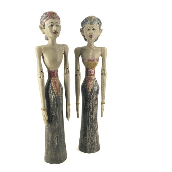 Sada 2 soch z teakového dřeva Moycor Indonesian