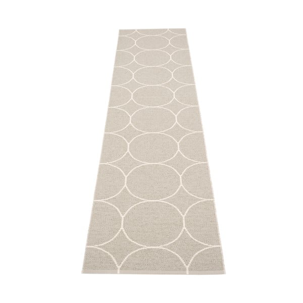 Krémový vnitřní a venkovní běhoun 70x300 cm Boo Linen – Pappelina
