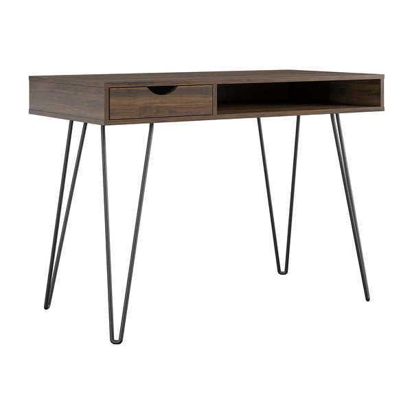 Pracovní stůl v dekoru ořechu 49x104 cm Concord – Novogratz