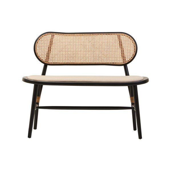 Polstrovaná lavice v přírodní barvě Cebu – Premier Housewares-image-2