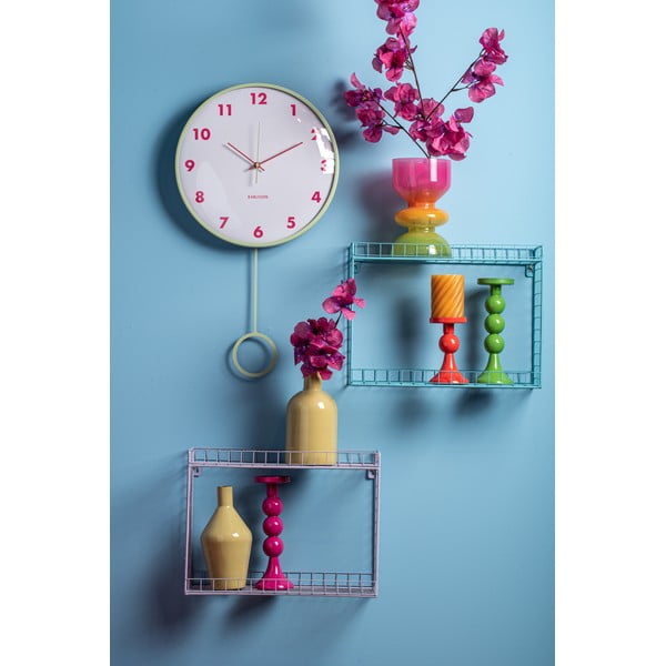 Fialová patrová ocelová police 40 cm Reja – PT LIVING-image-1