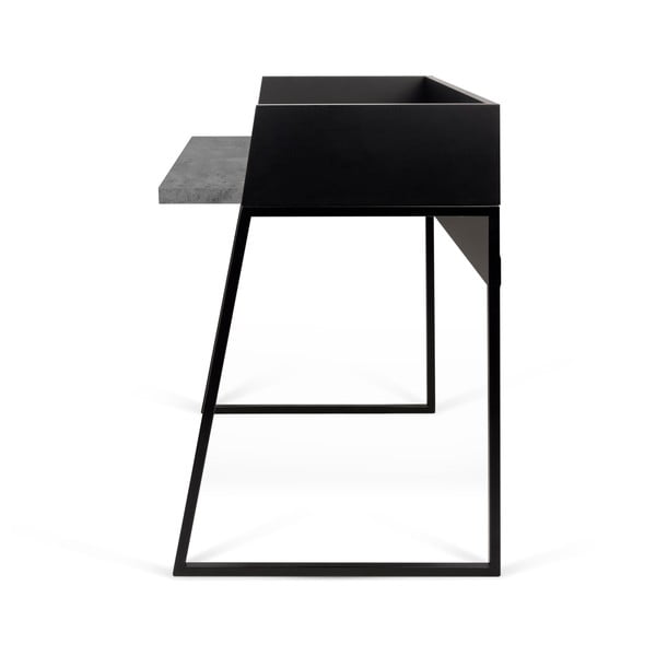 Pracovní stůl v betonovém dekoru TemaHome Volga-image-3