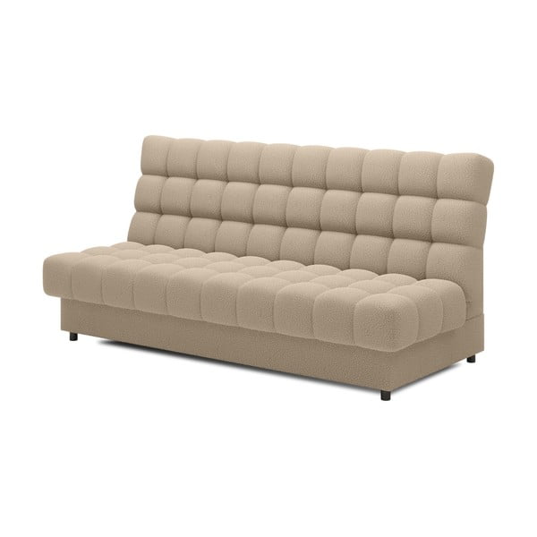 Béžová rozkládací/s úložným prostorem pohovka z textilie bouclé 197 cm Clareta – ELTAP-image-2