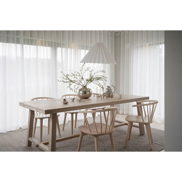 Matně lakovaný dubový jídelní stůl Rowico Brooklyn, 220 x 95 cm-image-3