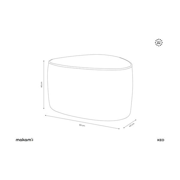 Světle zelený taburet Keo – Makamii-image-3