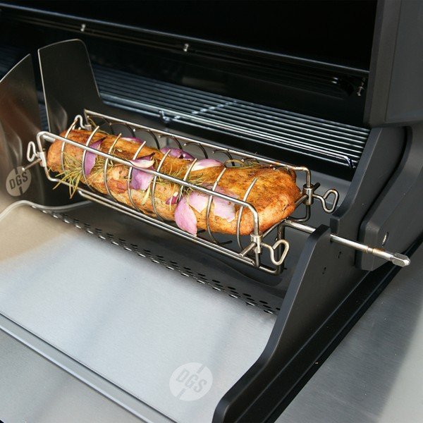 Ocelový grilovací koš s motorem Dualchef – Outdoorchef-image-1