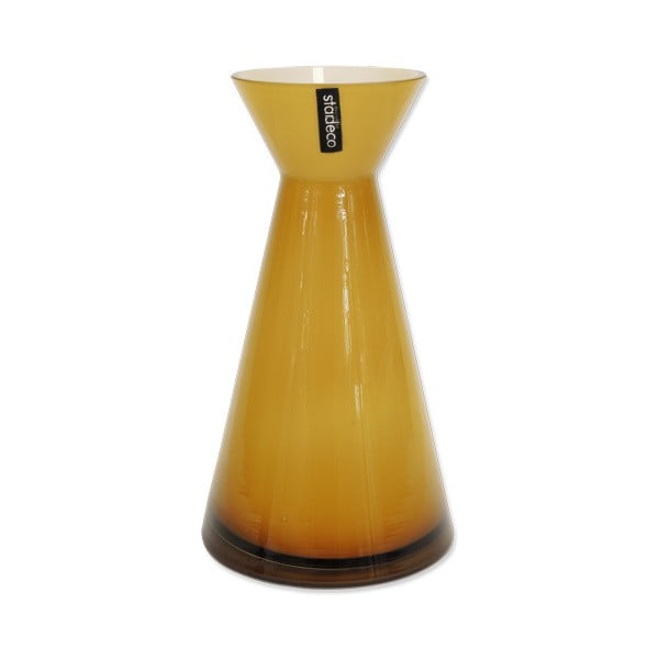Skleněná váza Istra, oranžová