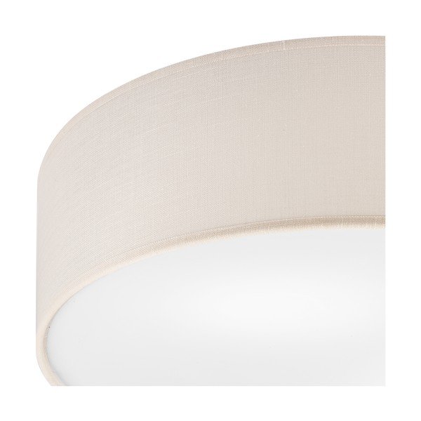 Krémové stropní svítidlo s textilním stínidlem ø 45 cm Vivian – LAMKUR-image-3