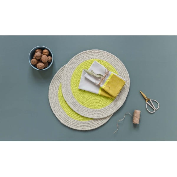 Textilní ubrousky v sadě 2 ks Lime – Remember-image-2