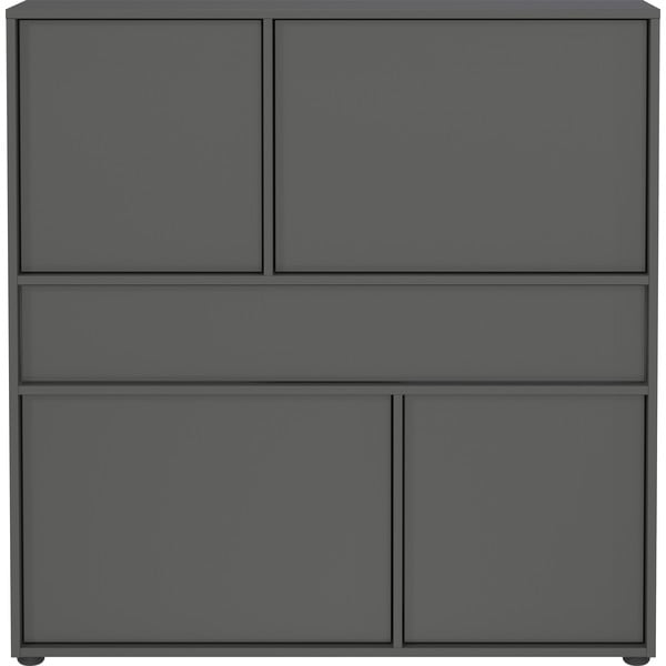 Antracitová skříňka 105x108x25 cm Ameca 2.0 – Germania-image-3