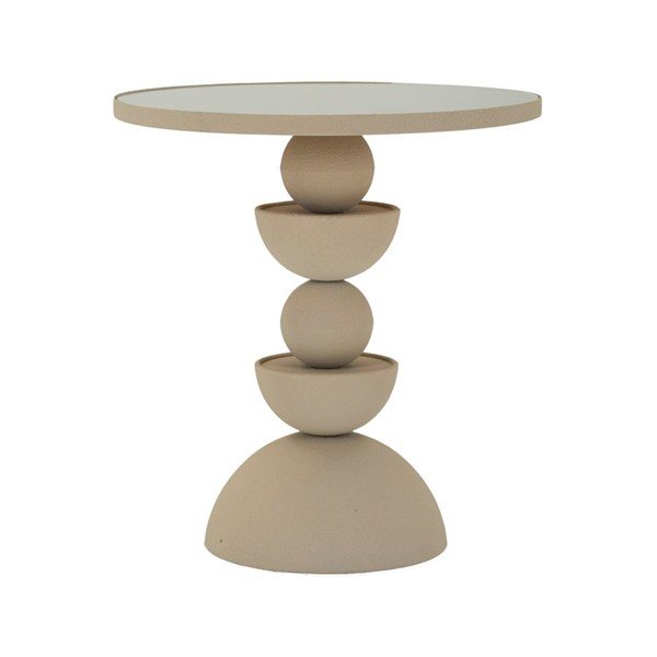 Kulatý odkládací stolek se skleněnou deskou ø 40,5 cm Dune – Mauro Ferretti