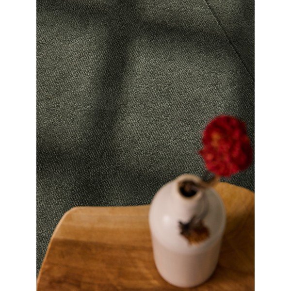 Tmavě zelený ručně tkaný koberec s příměsí vlny 120x180 cm Kari – Villeroy&Boch-image-2