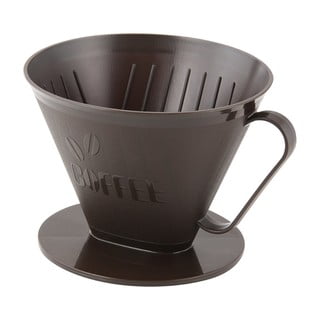 Hnědý držák na kávový filtr č. 4 Fackelmann Coffee & Tea