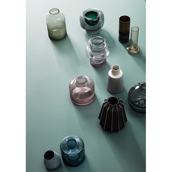 Skleněná ručně vyrobená váza Lunar – Hübsch-image-3