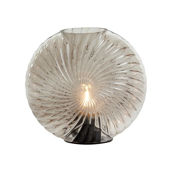 Světle šedá stolní lampa (výška 20 cm) Milado – Light & Living-image-1