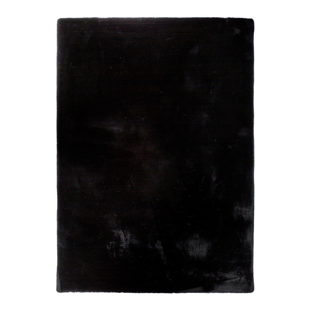 Černý koberec Universal Fox Liso, 80 x 150 cm
