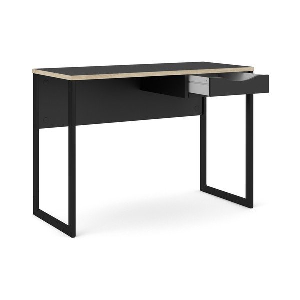Černý pracovní stůl Tvilum Function Plus, 110 x 48 cm-image-3