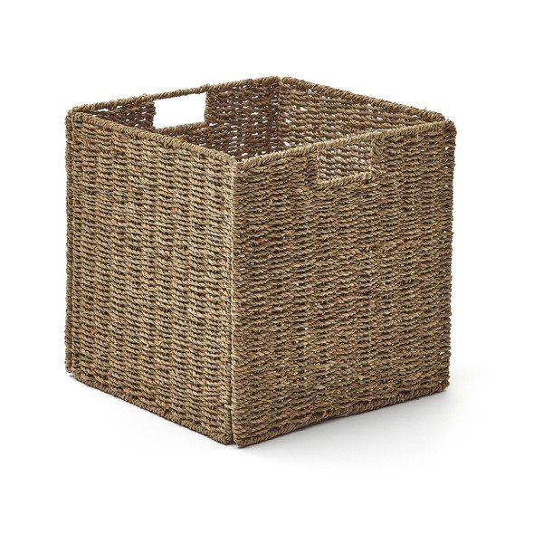 Košík do regálu z mořské trávy 32x32x33 cm Tossa – Kave Home