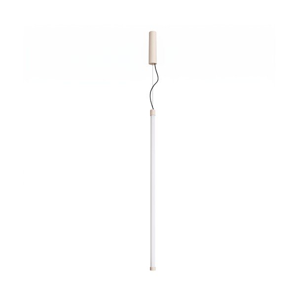 Béžové kovové LED závěsné svítidlo ø 6 cm TRANG – Thoro