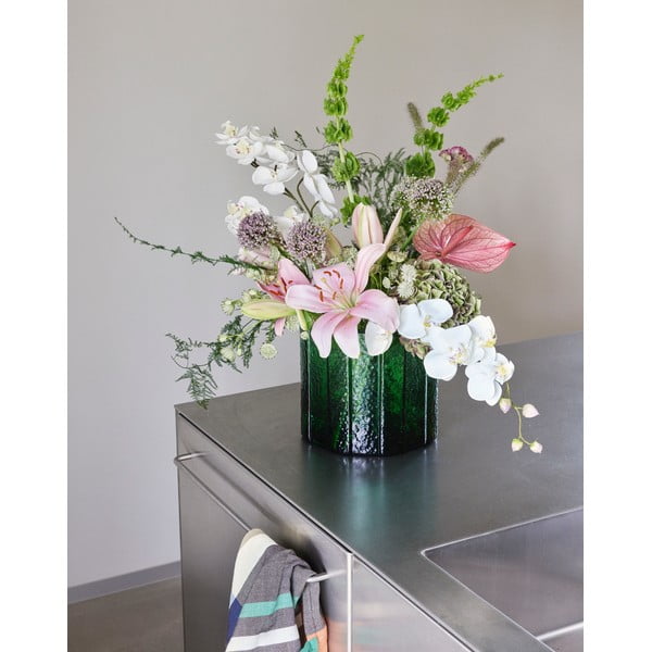 Skleněná ručně vyrobená váza Emerald – Hübsch-image-1