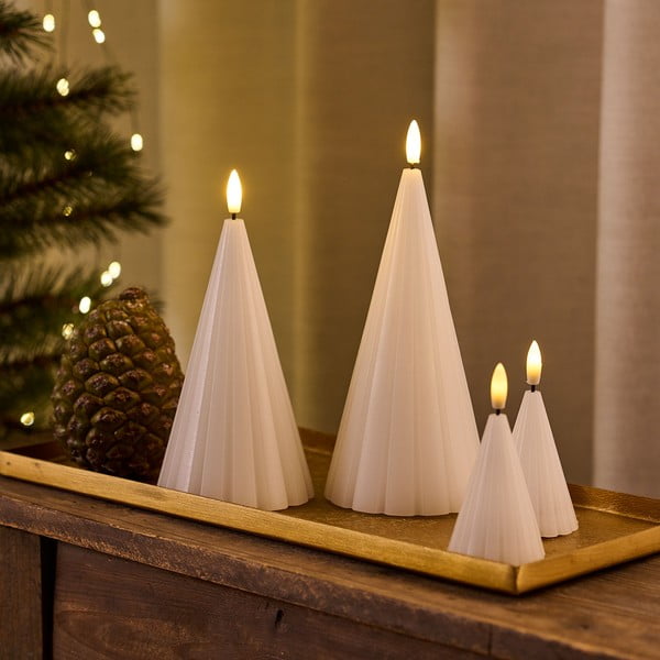 Bílá vánoční světelná dekorace 2 ks ø 6 cm Laura – Sirius-image-2