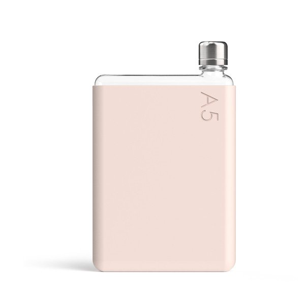 Růžové silikonové pouzdro na placatku Memobottle A5 Sleeve-image-2