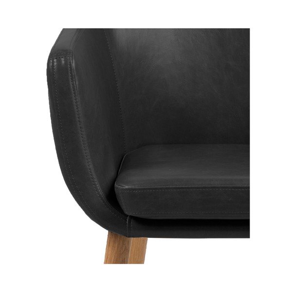 Černé křeslo Actona Nora-image-1