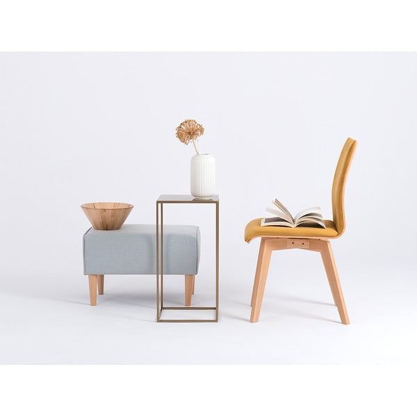 Odkládací stolek s konstrukcí ve zlaté barvě CustomForm Tensio-image-3