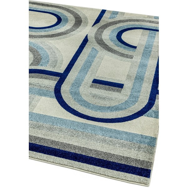 Šedo-modrý koberec 160x230 cm Nova Retro Blue – Asiatic Carpets-image-4