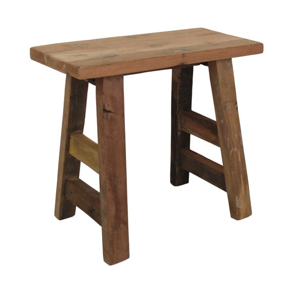 Stolička z neopracovaného teakového dřeva HSM collection Bench