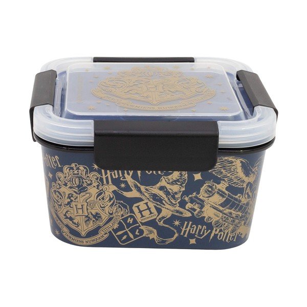 Tmavě modrý plastový dětský svačinový box Harry Potter – STOR-image-2