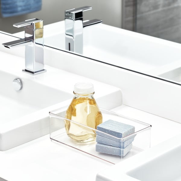 Transparentní úložný box iDesign The Home Edit, 11,9 x 24 cm-image-1