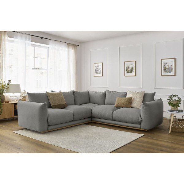 Šedá rohová pohovka Ernest – Bobochic Paris-image-1