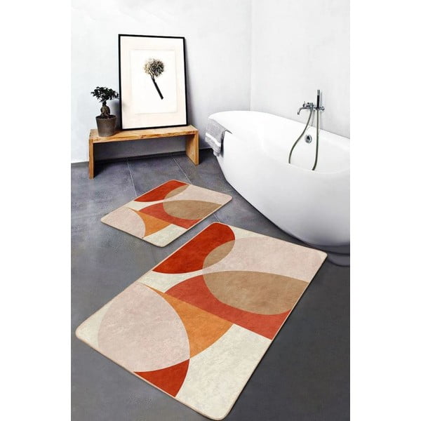 Sametové koupelnové předložky v sadě 2 ks 60x100 cm – Mila Home-image-1