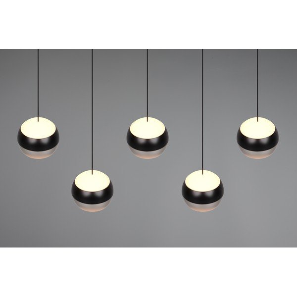 Černé/ve stříbrné barvě LED závěsné svítidlo Orbit – Trio Select-image-1