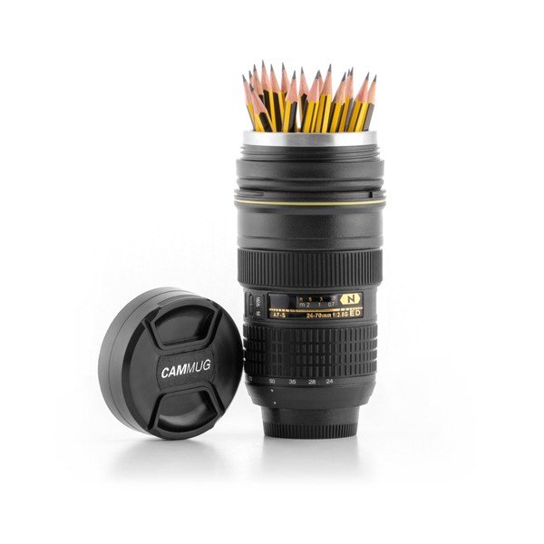 Černý cestovní termohrnek InnovaGoods CamCup, 400 ml-image-2