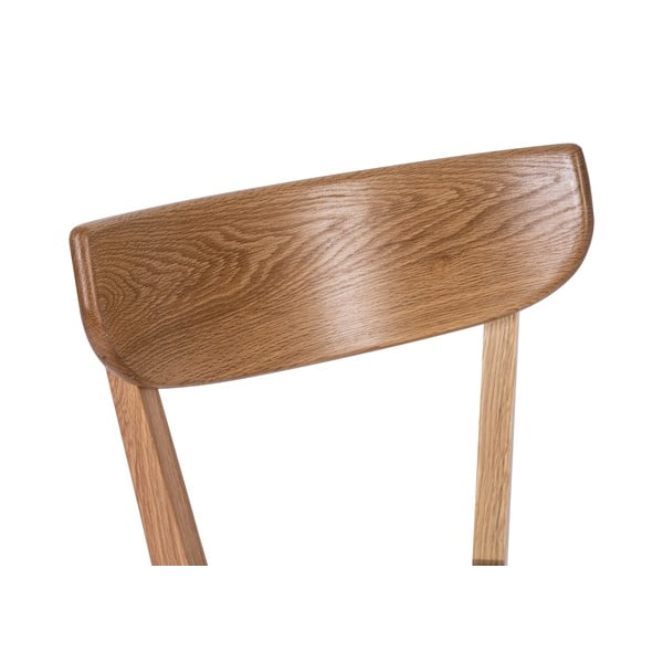 Jídelní židle z dubového dřeva s černým sedákem Arch - Bonami Essentials-image-4