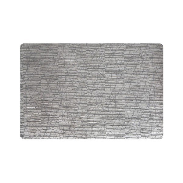 Sada dvou prostírání Lines, silver/grey