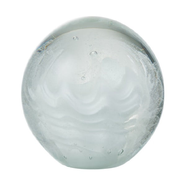 Skleněná dekorativní koule J-Line Paperwei, ⌀ 12 cm