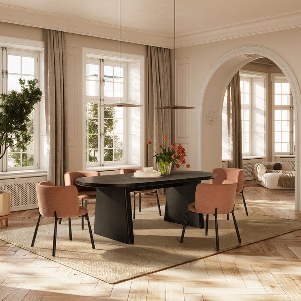 Jídelní stůl v dekoru jasanu 100x200 cm Blair – MOME-image-1