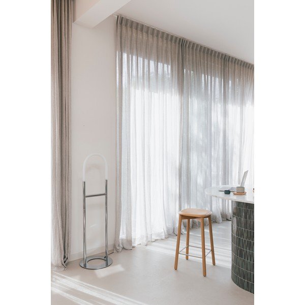 LED stmívatelná stojací lampa ve stříbrné barvě (výška 135 cm) Arch – Zuiver-image-2