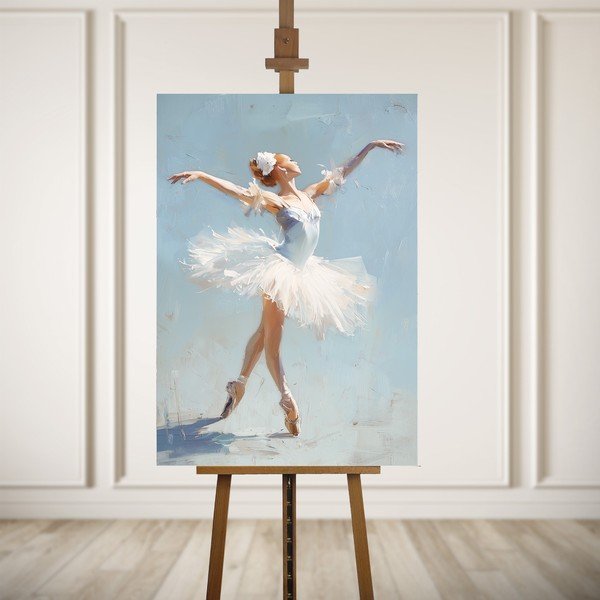 Obraz s ručně malovanými prvky na plátně 70x100 cm Grace – Styler-image-4