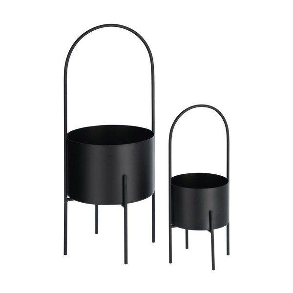 Kovové obaly na květináče v sadě 2 ks ø 25 cm Mash – Kave Home