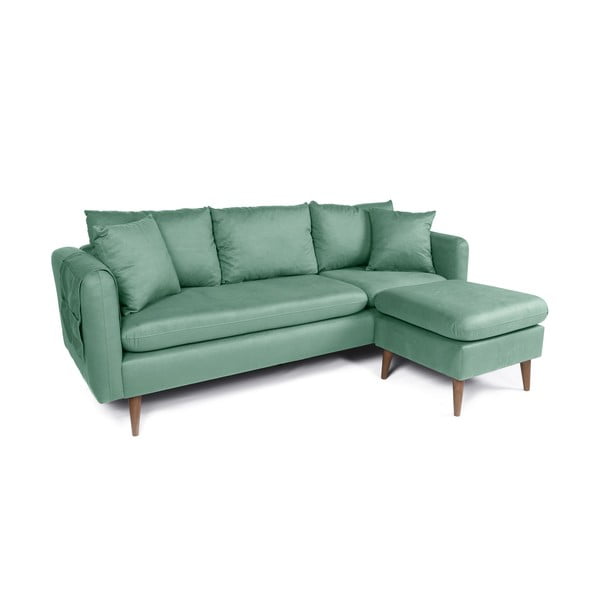 Tyrkysová pohovka 215 cm Sofia – Balcab Home-image-3