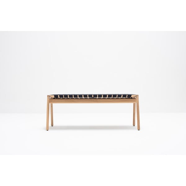 Černá/v přírodní barvě lavice Klupa - Gazzda-image-4