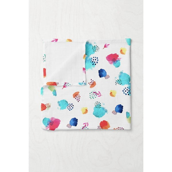 Bílá mušelínová dětská deka 75x100 cm Summer – Mijolnir-image-1