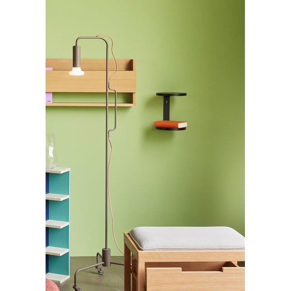 Černá patrová police 25,5 cm Oto – Hübsch-image-1