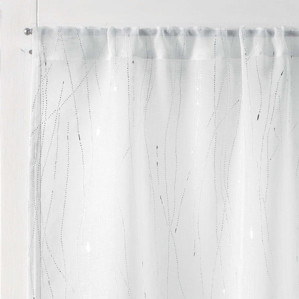 Bílé voálové záclony v sadě 2 ks 70x200 cm Filiane – douceur d'intérieur-image-1